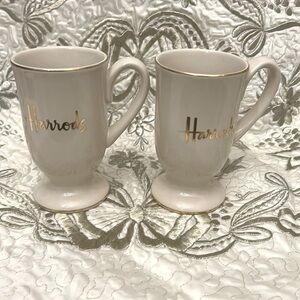 Harrods - pair for traditional mugs - NWOT